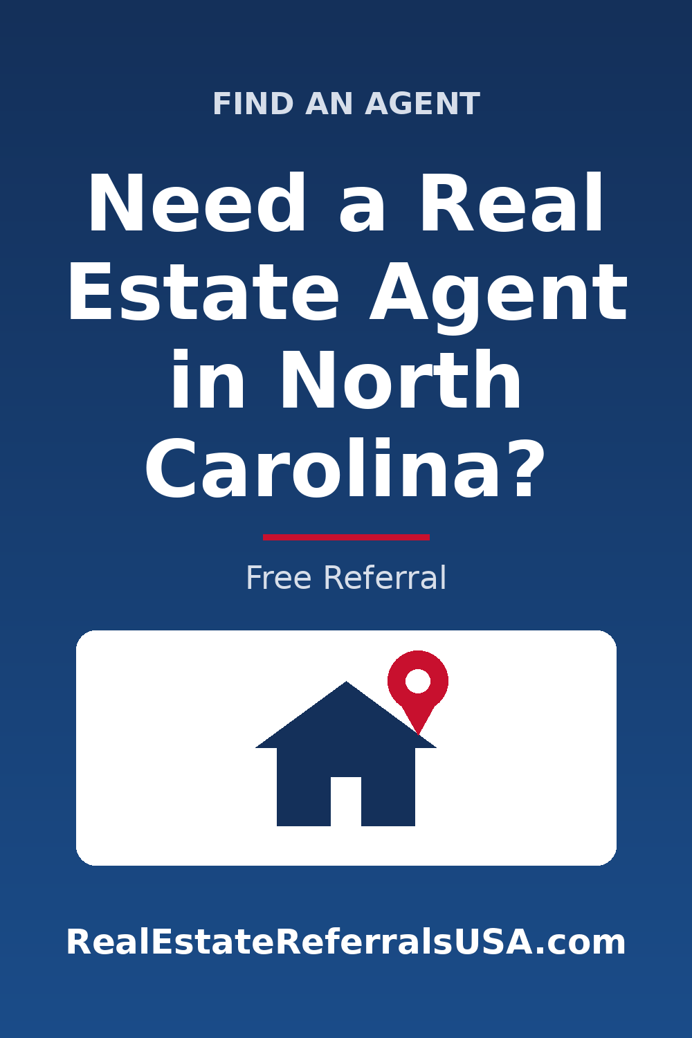 Need a Real Estate Agent in North Carolina? Free Referral